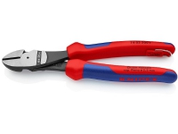 Knipex 74 02 200 T, Diagonale horisontale tænger, 4,2 mm, Krom-vanadium-stål, Plast, Blå, Rød, 20 cm