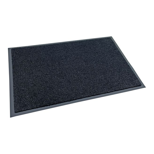 Clean Carpet Dørmåtte 429525 Sort Toptwist 90cmx9mmx150cm