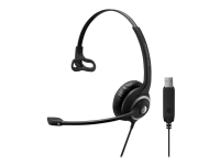 EPOS I SENNHEISER IMPACT SC 230 USB - 200 Series - headset - på øret - kabling - USB - sort, sølv