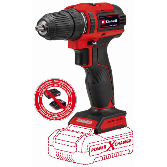 Einhell TE-CD 18/40 Li akku bore/skruemaskine 18V u/batteri og lader