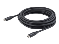 StarTech.com 4m USB C Cable w/ PD - 13ft USB Type C Cable - 5A Power Delivery - USB 2.0 USB-IF Certified - USB 2.0 Type-C Cable - 100W/5A (USB2C5C4M)