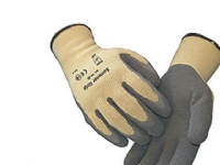 OX-ON strikhandske str. 10 - Flexible Basic 1004, fingerdyppet, polyester m/latex belægn.