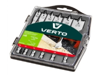 Verto 60H804, Boremaskine, Flat mejselborebit, Træ, Sekskantet skaft, 6 stk, 10, 12, 16, 18, 20, 25 mm