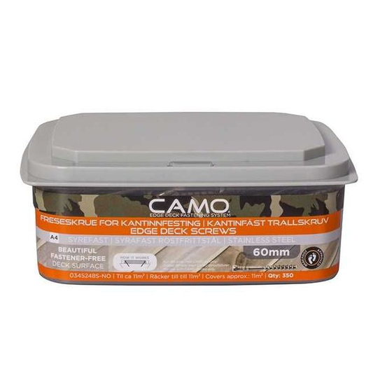 Camo Skruer A4 - 350 Stk. 4,0 X 60 Mm.