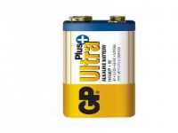 Batteri GP Ultra Plus Alkaline 9V 1604AUP/6LF22 Bulk 10stk Svanemærket,20 stk/pk