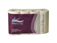 Køkkenrulle Pristine Extra Soft 2-lag 18 m Nyfiber,8 pk x 4 rl /krt