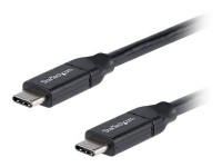 StarTech.com USB C to USB C Cable - 1.5 ft / 0.5m - 5A PD - White - USB 2.0 - USB-IF Certified - USB Type C Cable - USB C Charging Cable (USB2C5C50CM