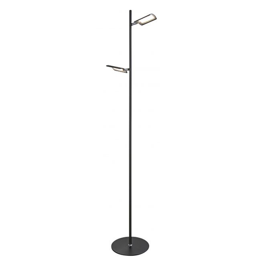 Sompex Gulvlampe Robin, 2lys Sort - Højde 142 cm