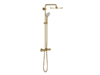 Grohe Euphoria 310 Brusesystem med termostat til vægmontering - Bøstet Cool Sunrise