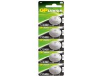 GP Batteries Lithium Cell CR2430, Single-use battery, CR2430, Lithium, 3 V, 5 stk, 300 mAh