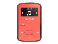 SanDisk Clip Jam - Digital afspiller - 8 GB - rød
