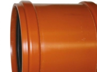 PVC-skydemuffe 250mm - glat kloak, Uponor