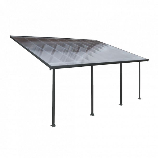 Palram - Canopia | Feria terrasseoverdækning 4x6,06 m, antracitgrå - 540-145