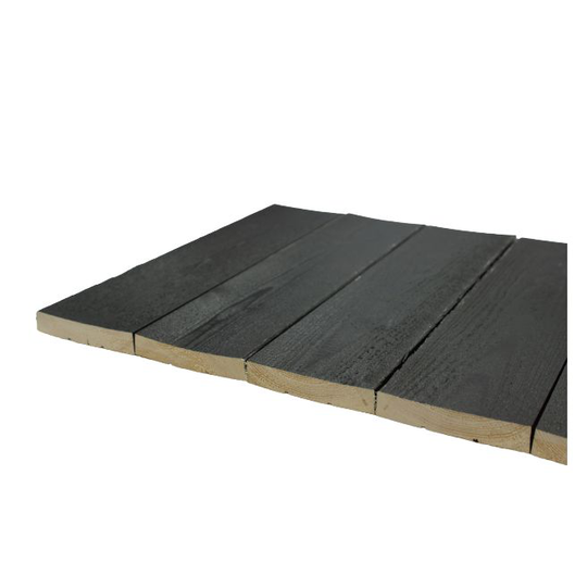 5" Ru - Sort RAL 9005 22x125 Færdigmalet Træbeklædning