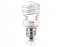 Philips Tornado Energisparepære med spiralsokkel 871829111698100, 12 W, E27, T2, 10000 t, 741 lm, Varm hvid