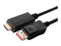 MicroConnect - Adapterkabel - DisplayPort han haspet til HDMI han - 2 m - sort - 4K60Hz (4096 x 2160) support