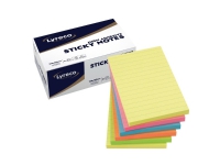 Sticky Notes Premium Summer, linjeret, 100x150 mm - (6 stk.)