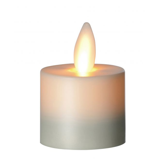 Sompex Varm Lys FLAME LED Elfenben - Højde 3,1 cm