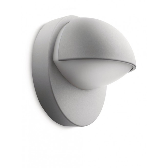 Philips June Væglampe, grå 1x12w Ø19,5 cm