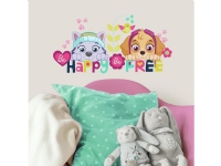 Paw Patrol Skye og Everest Be Happy Wallstickers
