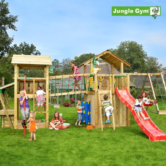 Jungle Gym Legeunivers 4 komplet inkl. rutschebane - 804-333