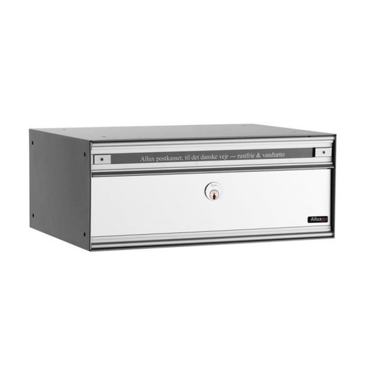 Allux PC2 - uden lås 1 modul Alu. grå Systempostkasse - F47855-1