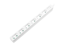 LogiLink LPS231, 1,5 m, 6 AC stikkontakt(er), Indendørs, Type C, IP20, 1 mm²