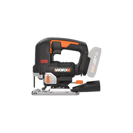 Worx 20V stiksav, 26mm, kulfri, solo