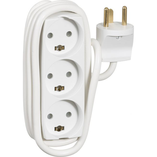LK Stikdåse 3r M/j M/l Hvid - 210A12351L