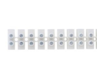 E-line klemrække 12 pol - Kronemuffer 2,5mm2 - neutral