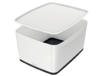 Opbevaringsboks Leitz MyBox L hvid/sort