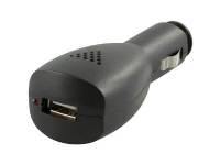 DELTACO USB-CAR1 - Bilstrømsadapter - 1 A (USB) - sort
