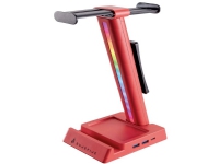 Surefire Gaming Vinson N2 - Stander/bøjle for headset - RGB - Rød (Plads til 2 headsets)