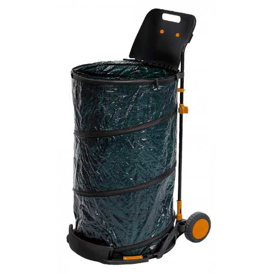 Green-it sammenklappelig haveaffaldsvogn med opsamler 150 liter