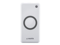 Varta - Trådløs opladningspude/power bank - Li-pol - 10000 mAh - 18 Watt - 3 A - PD, QC 3.0 - 3 output-stikforbindelser (USB, USB-C) - på kabel: USB-
