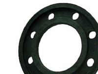Deltaflange PPDA DN200-200mm - plastbelagt GGG40 støbejern. PN10. DIN2501. Uponor Infra