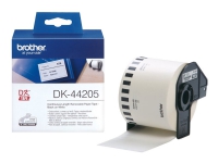 Brother DK44205 - Aftageligt klæbemiddel - hvid - Rulle (6,2 cm x 30,5 m) 1 rulle(r) etiketter - for Brother QL-1050, 1060, 500, 550, 560, 570, 580,