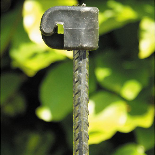 Tentorpæl Sort10 Mm Isolator 10 Stk