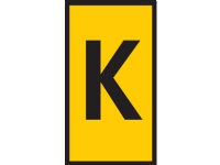 HELLERMANNTYTON Lednings mærke W1 gul mærke: K fra 0,5-1,5mm² diameter 2,0-2,8 mm plade med 200 stk
