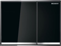 Geberit Betjen.plade Omega60 - sort glas