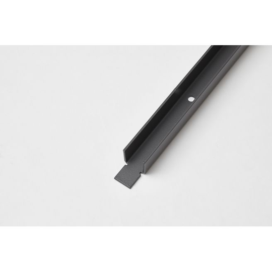 Wimex Montageskinner WPC Bundskinne Dark 20 x 21 x 20 Pulverlak V + Z Længde 1807mm 3663179834