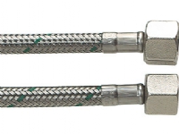 Tilsl.Sl ½ L x ½ L 500mm DN8 - Softpex Koldt-varmt vand-rustfri flet