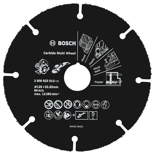 Bosch Skæreskive Multiwheel Hm 125x22,23mm - 2608623013