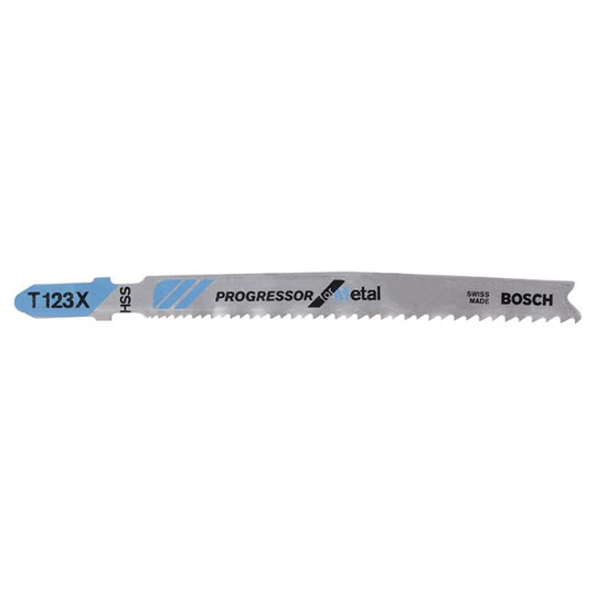 Bosch Stiksavklinge T 123 X Met/progr 5 Stk - 2608638473