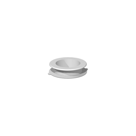 Scanbad MULTO Afdækningsring Ø56 mm hvid plast Hvid