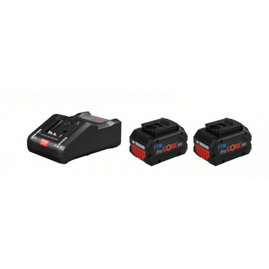 Bosch 2 x ProCORE18V 8.0Ah + GAL 18V-160 C - Startsæt - 1600A016GP