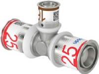 MLC pres T-stk 25-16-25mm - til gulvvarme- og brugsvand- og radiatorsystemer