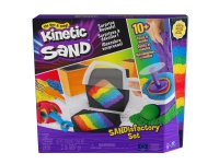 Kinetic Sand Sandisfactory Set with 2lbs of Colored and Black, Flerfarvet, 10+, Dreng/Pige