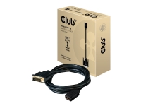 Club 3D CAC-1211 - Adapterkabel - dobbeltlink - DVI-D han til HDMI hun - 2 m