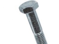 6kt bolt M20x130 8.8 - FZB DIN 931 6kt skruer delgevind stål 8.8 1stk